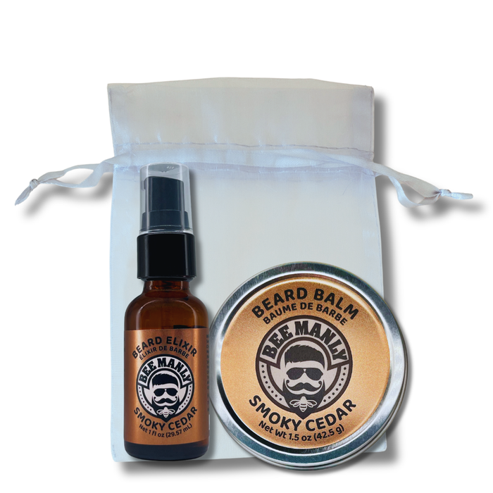 Bee Manly Gift Set - Beard Balm & Elixir - 2 Piece