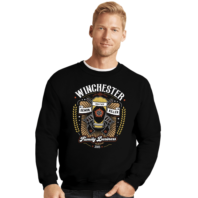Crewneck Sweater, Unisex / Small / Black
