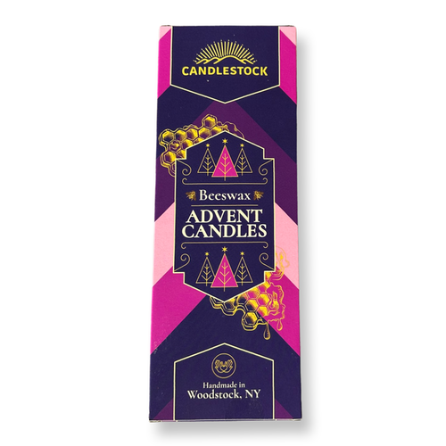 Beeswax advent candles