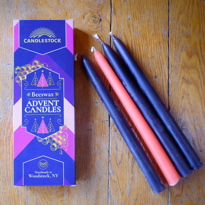 Beeswax Advent Candles