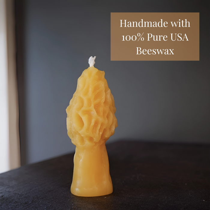 Beeswax Mushroom Candle