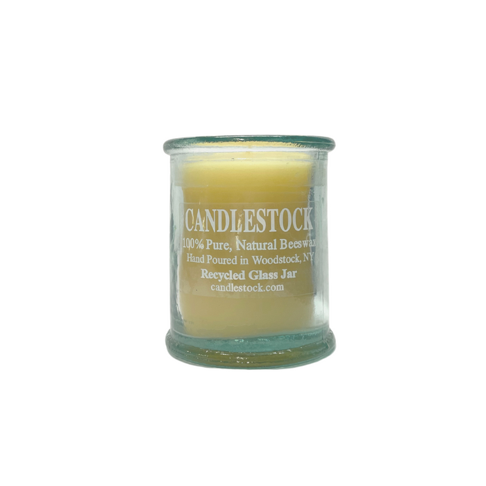 Beeswax Recycled Glass Jar Candle