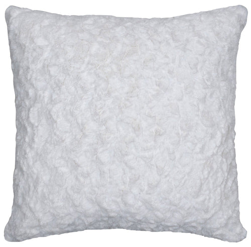 Bella Cream Faux Fur Euro Sham - 26"x26"