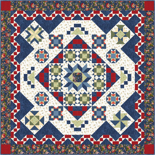 Belle Blooms Block of the Month Pattern #229
