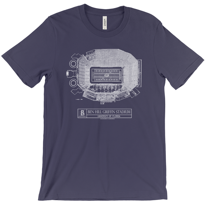 Ben Hill Griffin Stadium (Plan View) Unisex T-Shirt