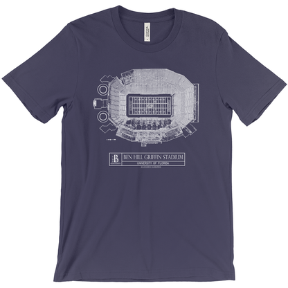 Ben Hill Griffin Stadium (Plan View) Unisex T-Shirt