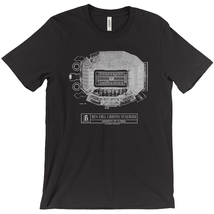 Ben Hill Griffin Stadium (Plan View) Unisex T-Shirt
