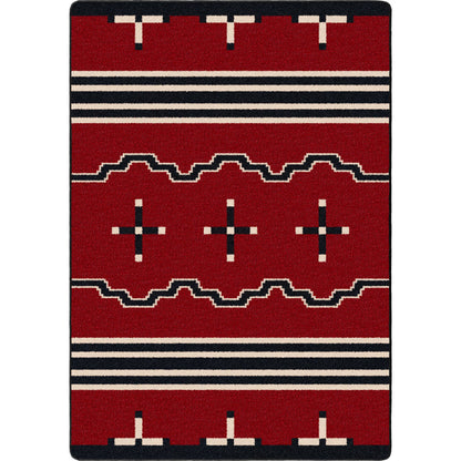 Image of an area rug, Big Chief - Red