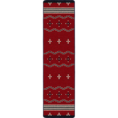 Image of an area rug, Big Chief - Red