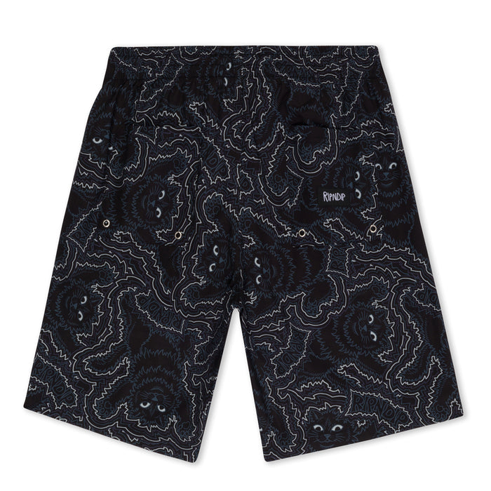 RIPNDIP Big Pussy Energy Swim Shorts (Black)