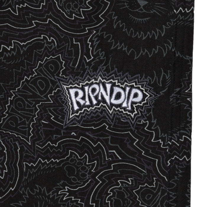 RIPNDIP Big Pussy Energy Wide Leg Pants (Black)