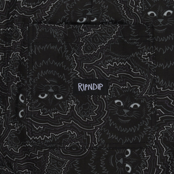 RIPNDIP Big Pussy Energy Wide Leg Pants (Black)