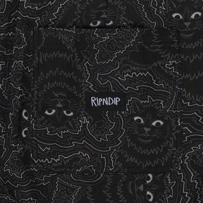 RIPNDIP Big Pussy Energy Wide Leg Pants (Black)