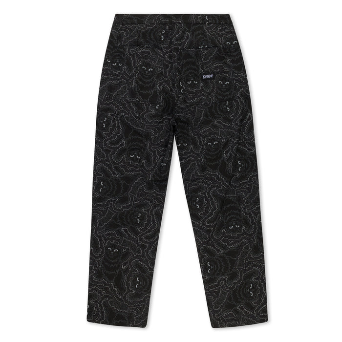 RIPNDIP Big Pussy Energy Wide Leg Pants (Black)