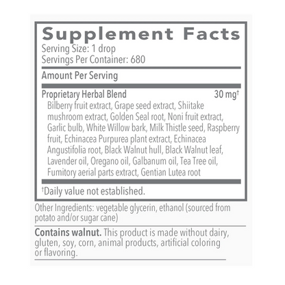Biocidin Broad Spectrum Liquid Formula by Bio-Botanical Research