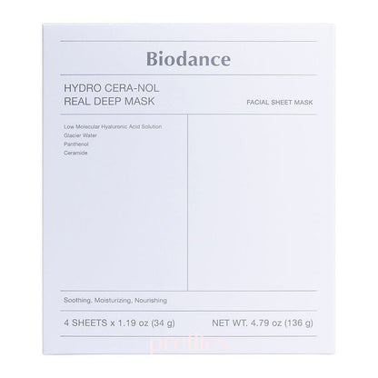 BIODANCE Hydro Cera-nol Real Deep Mask (4pcs/box) (360612)