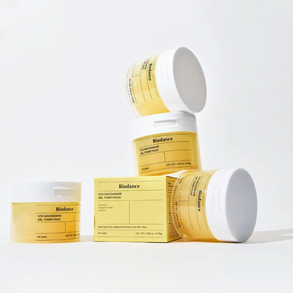 Biodance Vita Niacinamide Gel Toner Pad 60pads