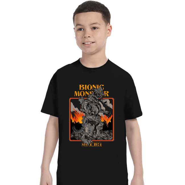 Secret_Shirts T-Shirts, Youth / XS / Black Bionic Monster