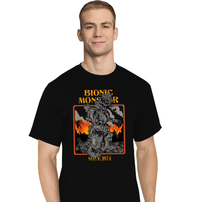 Secret_Shirts T-Shirts, Tall / Large / Black Bionic Monster
