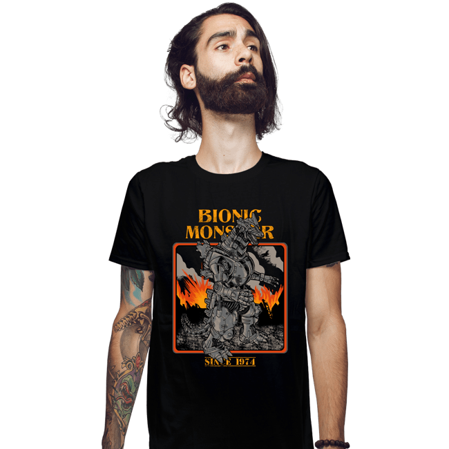 Secret_Shirts Fitted Shirts, Mens / Small / Black Bionic Monster