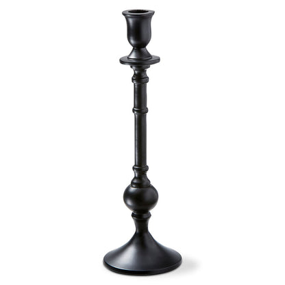 Black Aluminum Taper Candle Holder