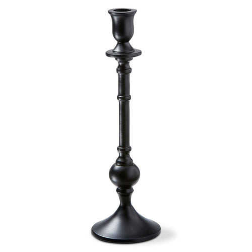 Black Aluminum Taper Candle Holder