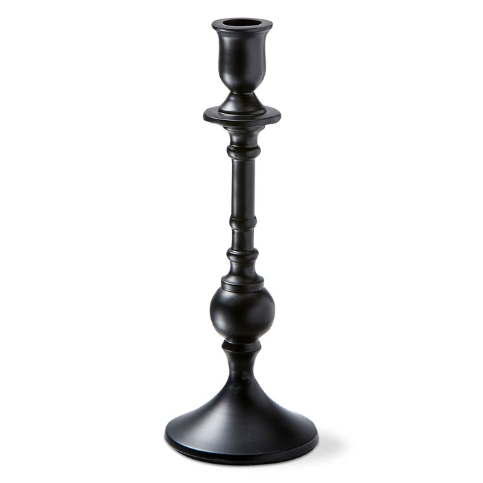 Black Aluminum Taper Candle Holder
