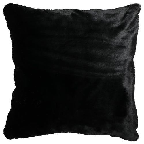 Black Bear Faux Fur Euro Sham - 26"x26"