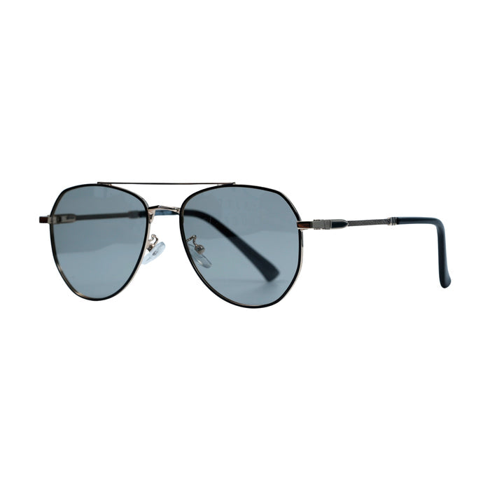 Black & Golden Aviator Full Rim