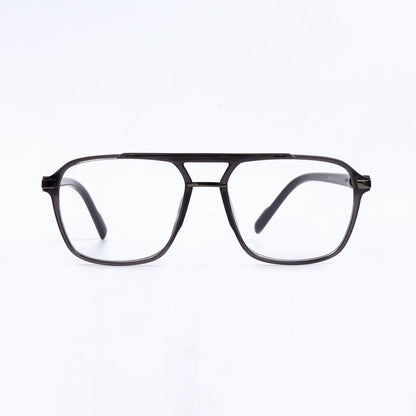 Black & Grey Square Full Rim