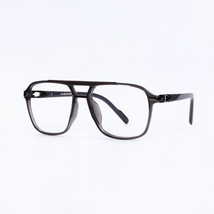 Black & Grey Square Full Rim