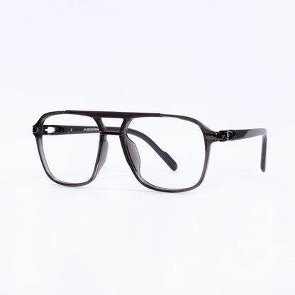 Black & Grey Square Full Rim
