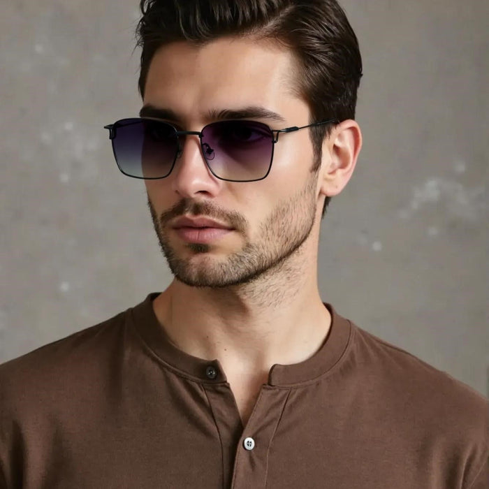 Black Rectangle Full Rim