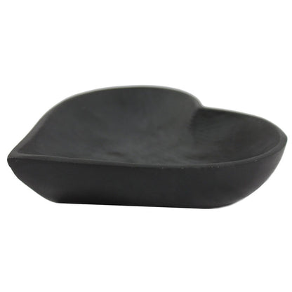 Black Soapstone Heart Bowl - Candlestock.com