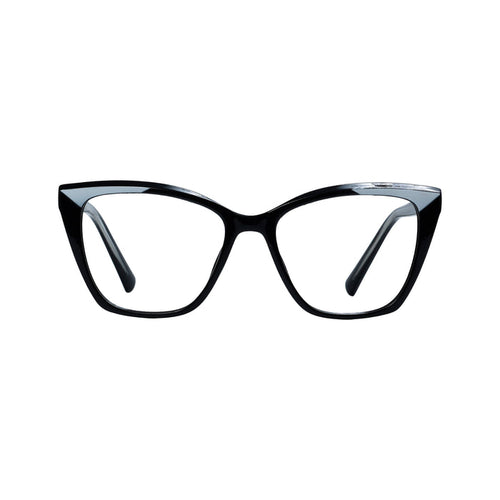 Black & White Cat Eye Full Rim