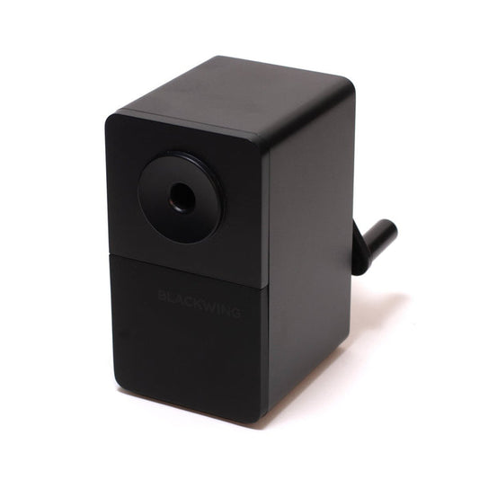 black desktop hand sharpener