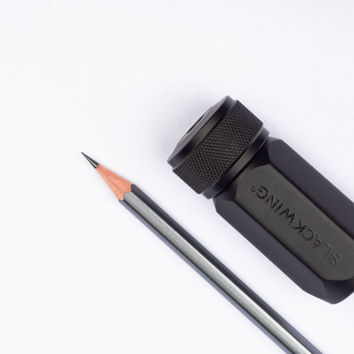 Blackwing One-Step Long Point Sharpener in black