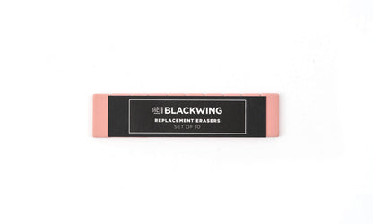 Blackwing Replacement Erasers in pink, set of 10