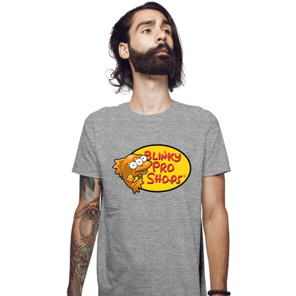 Daily_Deal_Shirts Fitted Shirts, Mens / Small / Sports Grey Blinky Pro Shops