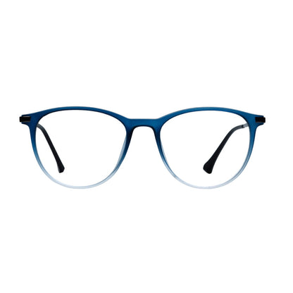 Blue & Grey Round Full Rim