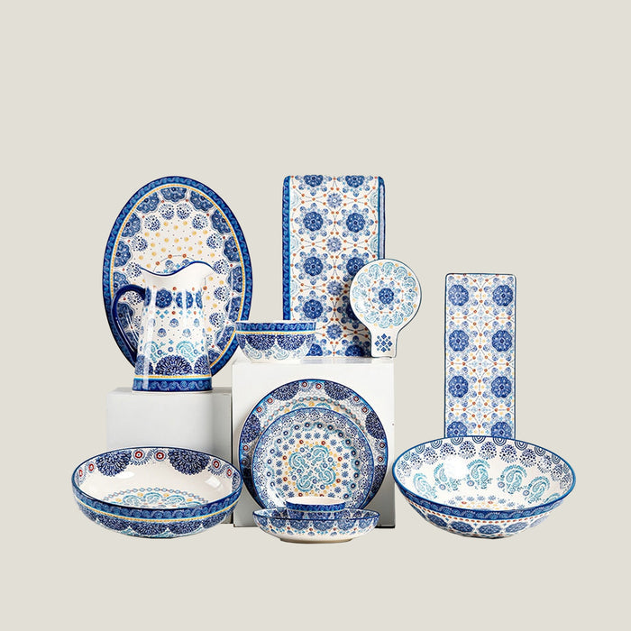 Blue Oaxaca Rectangular Plate