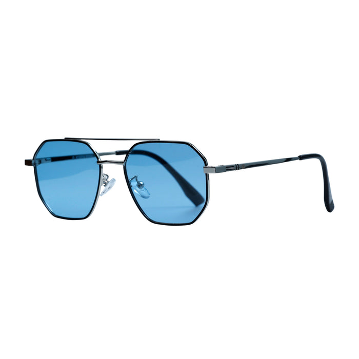 Blue & Silver Aviator Full Rim