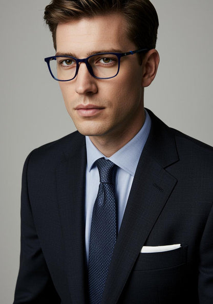 Blue Square Full Rim