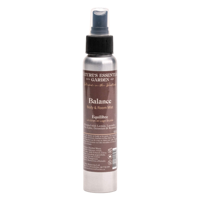 Spray Bottle of Nature's Essential Garden Body & Room Spray - Balance 120ml