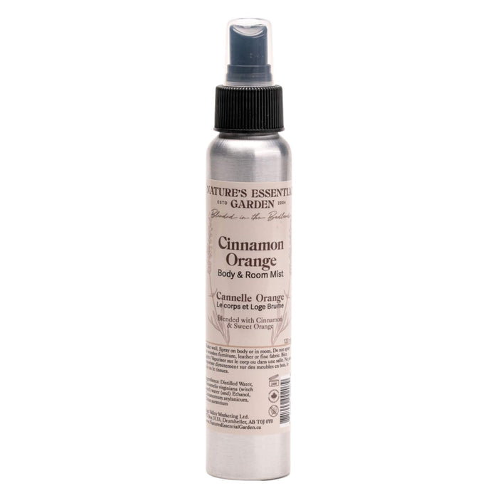 Spray Bottle of Nature's Essential Garden Body & Room Spray - Cinnamon Orange 120ml