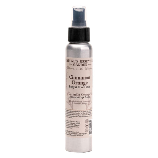 Spray Bottle of Nature's Essential Garden Body & Room Spray - Cinnamon Orange 120ml
