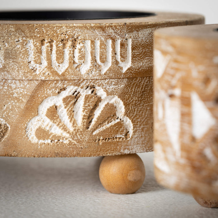 Boho Pillar Candle Holder