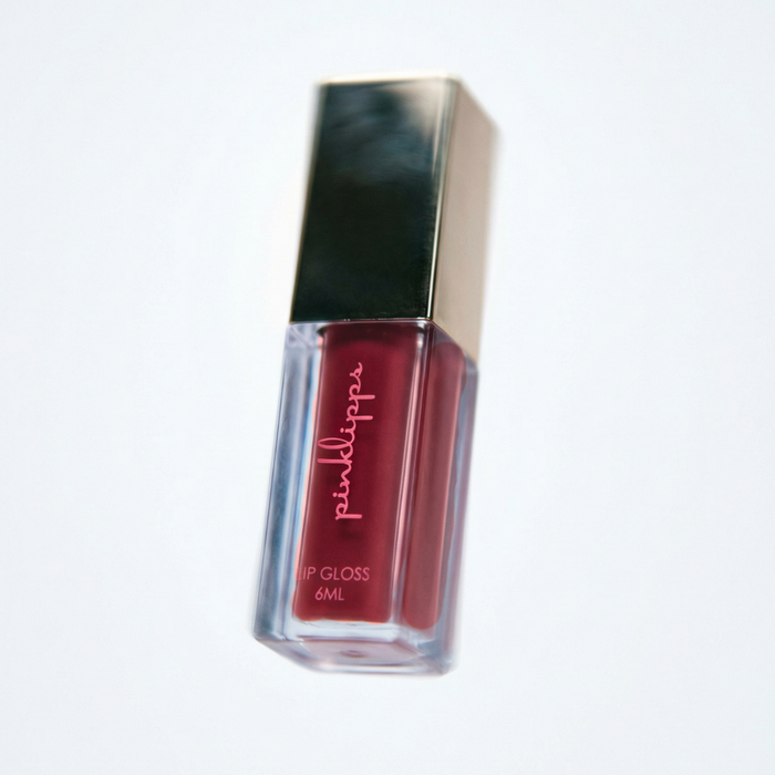 Pink Lipps Burgundy Bold Lip Gloss with bold burgundy pigment