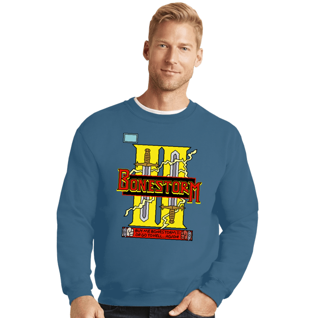 Crewneck Sweater, Unisex / Small / Indigo Blue