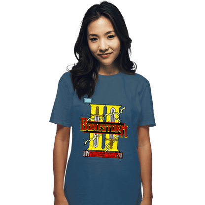 Daily_Deal_Shirts T-Shirts, Unisex / Small / Indigo Blue Bonestorm II